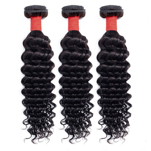 10A Deep Wave Virgin Human Hair Bundle