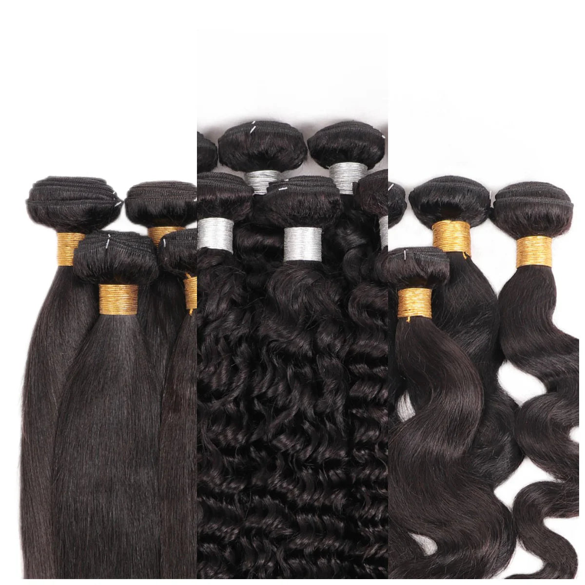 30 Bundles Deal - 10A Indian Virgin Hair (Varied Length 10"-28") Straight/Body/Deep