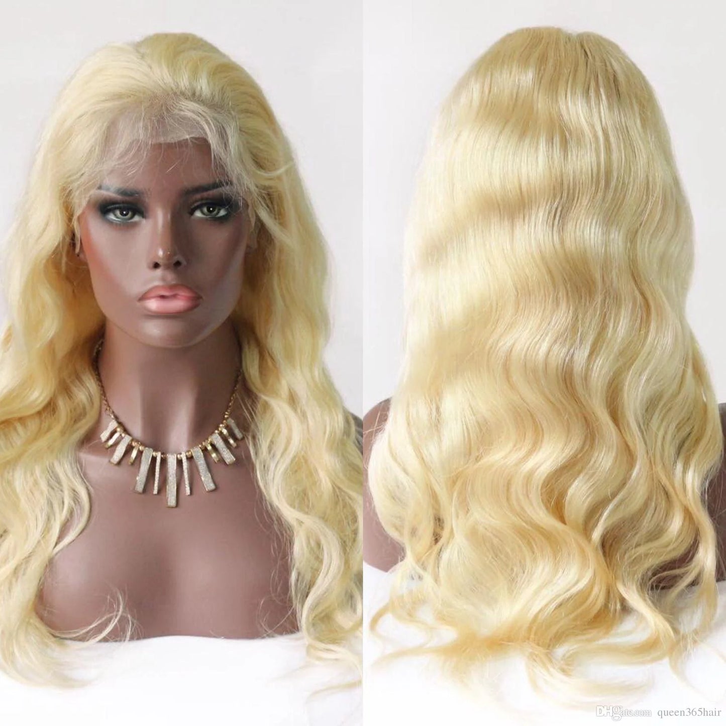 #613 Blonde 13x4 HD Lace Front Wigs-Body Wave Human Hair Blonde Wigs