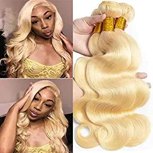 613 Blonde Body Wave Bundle Virgin Human Hair（10A)