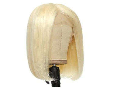 Straight #613 Blonde Bob Wigs 13x4 Lace Front Human Hair Wigs