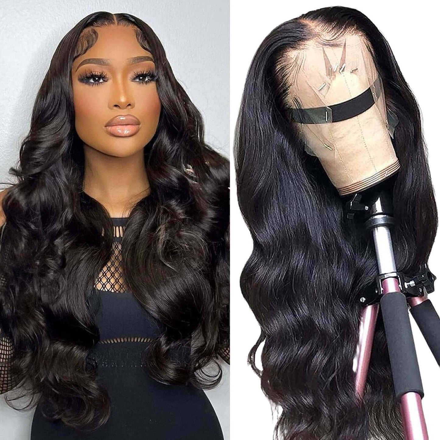 8A Body Wave Wigs 13x4 Lace Front 130% density