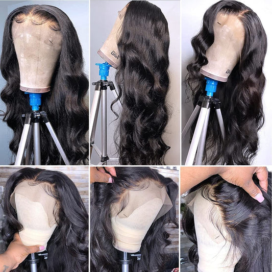 8A Body Wave Wigs 13x4 Lace Front 130% density