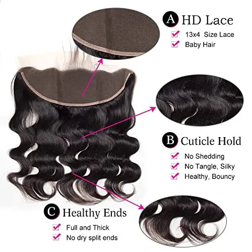 13*4 Body Wave Lace Frontal