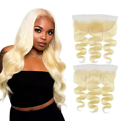 #613 13*4 Body Wave Blonde Human Hair HD Lace Frontal