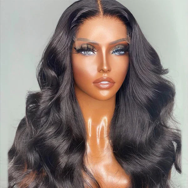 Body Wave 5X5 Lace Closure Glueless Wigs Virgin Human Hair