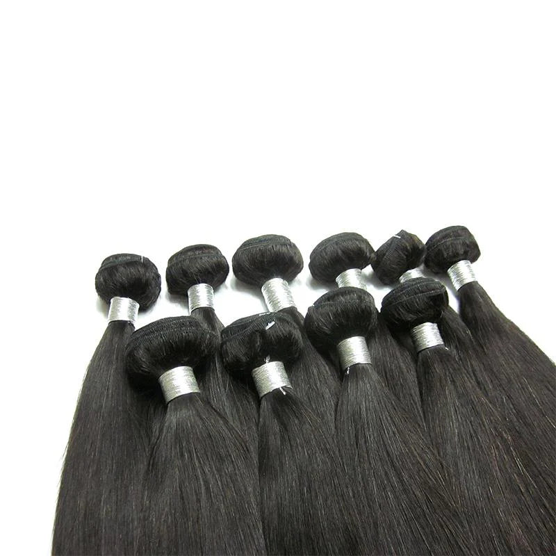 10 Bundles Deal 8A Virgin Hair (Varied Length 12"-22") Straight/Body/Deep