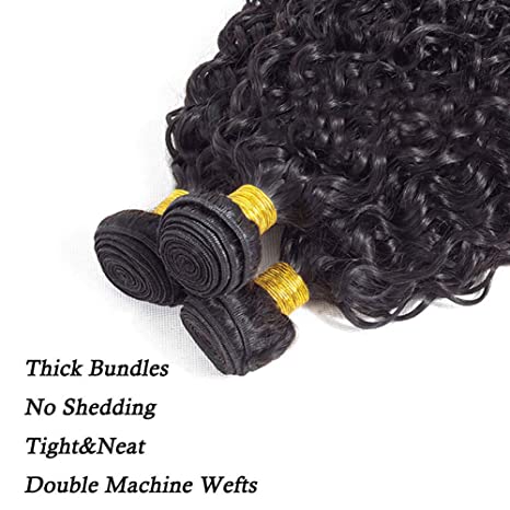 8A Kinky Curly 100% Brazilian Human Hair Bundle in Natural Black