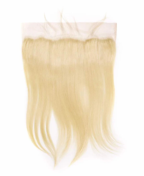 #613 13*4 Straight Blonde Human Hair HD Lace Frontal