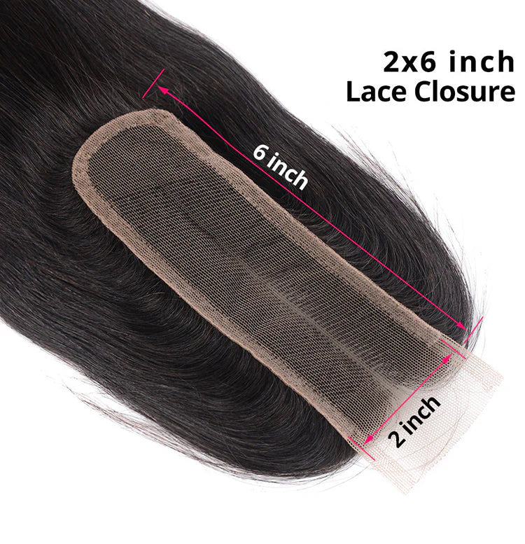 2*6 Straight/ Body Wave Lace Closure